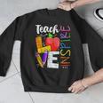Cute Teach Love And Inspire Men Women Teacher Men Graphic Sweatshirt, funny design