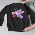 Cute Teacher Shirt 80's 90's Style Retro Old School Teacher For Men Women Men Graphic Sweatshirt, funny design