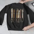 Deaf Be Kind Sign Language Hand Talking Teachers Interpreter Men Graphic Sweatshirt, funny design Deaf Be Kind Sign Language Hand Talking Teachers Interpreter Men Graphic Sweatshirt, funny design