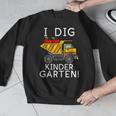 I Dig Kindergarten Student Teacher Construction First Day Men Graphic Sweatshirt, funny design
