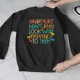 Dinosaurs Didnt Read Book Lover Boys Kids Teacher Men Graphic Sweatshirt, funny design Dinosaurs Didnt Read Book Lover Boys Kids Teacher Men Graphic Sweatshirt, funny design