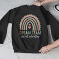 Dream Team Special Education Teacher ED SPED Squad Rainbow Men Graphic Sweatshirt, funny design