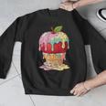 Dripping Apple Ice Cream Cone Cute Teacher Appreciation Men Graphic Sweatshirt, funny design Dripping Apple Ice Cream Cone Cute Teacher Appreciation Men Graphic Sweatshirt, funny design