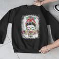 Early Head Start Life Messy Bun Back To School Teacher Women Men Graphic Sweatshirt, funny design Early Head Start Life Messy Bun Back To School Teacher Women Men Graphic Sweatshirt, funny design