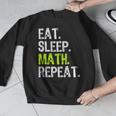 Eat Sleep Math Repeat Teacher Lover Men Graphic Sweatshirt, funny design Eat Sleep Math Repeat Teacher Lover Men Graphic Sweatshirt, funny design