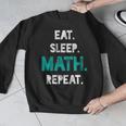 Eat Sleep Math Repeat Math Teacher Men Women Girls Kids Men Graphic Sweatshirt, funny design
