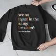 ESL Teacher ESOL Student Cute Retro Back To School First Day Men Graphic Sweatshirt, Esl Teacher Gifts, funny design