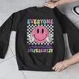 Everyone Communicates Differently Autism Awareness Teacher Men Graphic Sweatshirt, funny design Everyone Communicates Differently Autism Awareness Teacher Men Graphic Sweatshirt, funny design