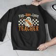 Fab Boo Lous Teacher Retro Ghost Spooky Halloween Costume Men Graphic Sweatshirt, funny design