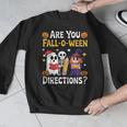 Are You Fall O Ween Directions Halloween Teacher Ghost Men Graphic Sweatshirt, funny design Are You Fall O Ween Directions Halloween Teacher Ghost Men Graphic Sweatshirt, funny design