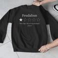 Feudalism Review World History AP History Teacher Men Graphic Sweatshirt, History Teacher Gifts, funny design