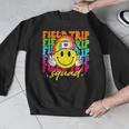 Field Trip Squad Groovy Field Day Smile Face Teacher Tie Dye Men Graphic Sweatshirt, Groovy Teacher Gifts, funny design Field Trip Squad Groovy Field Day Smile Face Teacher Tie Dye Men Graphic Sweatshirt, Groovy Teacher Gifts, funny design