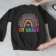 First Grade Rainbow Girls Boys Teacher Team 1st Grade Squad Men Graphic Sweatshirt, First Grade Teacher Gifts, funny design First Grade Rainbow Girls Boys Teacher Team 1st Grade Squad Men Graphic Sweatshirt, First Grade Teacher Gifts, funny design