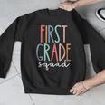 First Grade Squad 1st Grade Teacher Crew Back To School Team Men Graphic Sweatshirt, First Grade Teacher Gifts, funny design First Grade Squad 1st Grade Teacher Crew Back To School Team Men Graphic Sweatshirt, First Grade Teacher Gifts, funny design