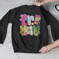 Fri-Yay Happy Friday Weekend Teacher Back To School Men Graphic Sweatshirt, funny design