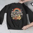 Future Teacher Kids Youth Girls Rainbow Pre-k Kindergarten Men Graphic Sweatshirt, Future Teacher Gifts, funny design Future Teacher Kids Youth Girls Rainbow Pre-k Kindergarten Men Graphic Sweatshirt, Future Teacher Gifts, funny design