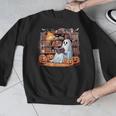 Ghost Book Reading Halloween Books Lover Teacher Men Graphic Sweatshirt, funny design Ghost Book Reading Halloween Books Lover Teacher Men Graphic Sweatshirt, funny design