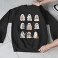 Ghost Speech Therapy Teacher Spooky Season Halloween Men Graphic Sweatshirt, funny design