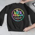 Groovy Life Skills Squad Teacher Special Ed SPED Team Crew Men Graphic Sweatshirt, Groovy Teacher Gifts, funny design