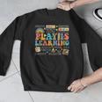 Groovy Play Is Learning Kindergarten Teacher Appreciation Men Graphic Sweatshirt, Groovy Teacher Gifts, funny design Groovy Play Is Learning Kindergarten Teacher Appreciation Men Graphic Sweatshirt, Groovy Teacher Gifts, funny design