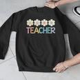 Groovy Teacher Cute Daisy Flower Retro Back To School Men Graphic Sweatshirt, Groovy Teacher Gifts, funny design Groovy Teacher Cute Daisy Flower Retro Back To School Men Graphic Sweatshirt, Groovy Teacher Gifts, funny design