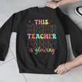 Groovy This Teacher Is Glowing Hello Summer End Of School Men Graphic Sweatshirt, Groovy Teacher Gifts, funny design Groovy This Teacher Is Glowing Hello Summer End Of School Men Graphic Sweatshirt, Groovy Teacher Gifts, funny design