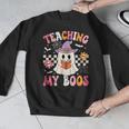 Groovy Teaching My Boos Teacher Ghost Halloween Teacher Men Graphic Sweatshirt, Groovy Teacher Gifts, funny design Groovy Teaching My Boos Teacher Ghost Halloween Teacher Men Graphic Sweatshirt, Groovy Teacher Gifts, funny design