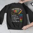 Growth Mindset Teacher Power Of Yet Inspirational Men Graphic Sweatshirt, funny design Growth Mindset Teacher Power Of Yet Inspirational Men Graphic Sweatshirt, funny design