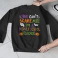 Halloween You Cant Scare Me Im A Middle School Teacher Men Graphic Sweatshirt, funny design