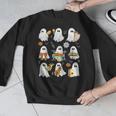 Halloween Ghost Music Teacher Playing Instruments Men Graphic Sweatshirt, funny design Halloween Ghost Music Teacher Playing Instruments Men Graphic Sweatshirt, funny design