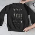 Halloween Skeleton Math Fraction Teacher Men Women Men Graphic Sweatshirt, funny design
