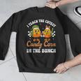 Halloween Teacher Cutest Candy Corn Groovy Spooky Teachers Men Graphic Sweatshirt, Groovy Teacher Gifts, funny design Halloween Teacher Cutest Candy Corn Groovy Spooky Teachers Men Graphic Sweatshirt, Groovy Teacher Gifts, funny design
