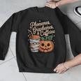 Halloween Teacher Phonemes Graphemes Caffeine Coffee Lover Men Graphic Sweatshirt, funny design Halloween Teacher Phonemes Graphemes Caffeine Coffee Lover Men Graphic Sweatshirt, funny design