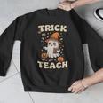 Halloween Teacher Shirts Women School Trick Or Teach Groovy Men Graphic Sweatshirt, Groovy Teacher Gifts, funny design Halloween Teacher Shirts Women School Trick Or Teach Groovy Men Graphic Sweatshirt, Groovy Teacher Gifts, funny design