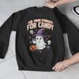 Halloween Teacher Trade Students For Candy Costume Women Men Graphic Sweatshirt, funny design