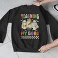 Halloween Teaching My Boos Cute Ghost Teacher Life Costume Men Graphic Sweatshirt, funny design Halloween Teaching My Boos Cute Ghost Teacher Life Costume Men Graphic Sweatshirt, funny design