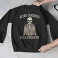 Halloween Weird Teachers Build Character Costume Men Women Men Graphic Sweatshirt, funny design Halloween Weird Teachers Build Character Costume Men Women Men Graphic Sweatshirt, funny design
