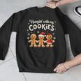 Hangin With My Cookies Gingerbread Christmas Teacher Men Graphic Sweatshirt, funny design Hangin With My Cookies Gingerbread Christmas Teacher Men Graphic Sweatshirt, funny design