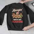 Hangin With My Cookies Gingerbread Man Xmas Teacher Men Graphic Sweatshirt, funny design Hangin With My Cookies Gingerbread Man Xmas Teacher Men Graphic Sweatshirt, funny design