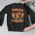 Hangin With My Cookies Gingerbread Men Women Xmas Teacher Men Graphic Sweatshirt, funny design Hangin With My Cookies Gingerbread Men Women Xmas Teacher Men Graphic Sweatshirt, funny design