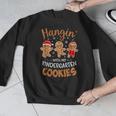 Hangin My Kindergarten Cookie Gingerbread Christmas Teacher For Men Women Kids Men Graphic Sweatshirt, funny design