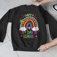 Happy 50th Days Of School Rainbow Teacher 50 Days Smarter Men Graphic Sweatshirt, funny design Happy 50th Days Of School Rainbow Teacher 50 Days Smarter Men Graphic Sweatshirt, funny design