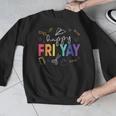 Happy Fri Yay Teacher Friday For Men Women Men Graphic Sweatshirt, funny design Happy Fri Yay Teacher Friday For Men Women Men Graphic Sweatshirt, funny design
