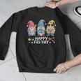 Happy Fri-Yay Teacher Fry Yay Friday Weekend Fri-Yay Men Graphic Sweatshirt, funny design