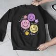 Happy To See Your Face Teacher Flower Back To School Men Graphic Sweatshirt, funny design Happy To See Your Face Teacher Flower Back To School Men Graphic Sweatshirt, funny design