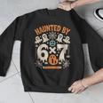 Haunted By 6x7 Math Teacher Halloween Pun Men Graphic Sweatshirt, funny design Haunted By 6x7 Math Teacher Halloween Pun Men Graphic Sweatshirt, funny design