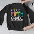 Hello Fifth Grade Teacher Student 5th Grade Back To School Men Graphic Sweatshirt, funny design