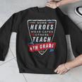 Some Heroes Wear Capes Others Teach 4th Grade Teacher Men Women Kids Men Graphic Sweatshirt, 4th Grade Teacher Gifts, funny design Some Heroes Wear Capes Others Teach 4th Grade Teacher Men Women Kids Men Graphic Sweatshirt, 4th Grade Teacher Gifts, funny design