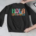 Hola Estudiantes Maestra Back To School Spanish Teacher Men Graphic Sweatshirt, funny design Hola Estudiantes Maestra Back To School Spanish Teacher Men Graphic Sweatshirt, funny design
