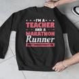 I'm A Teacher And A Marathon Runner Don't Underestimate Me Men Women Men Graphic Sweatshirt, funny design I'm A Teacher And A Marathon Runner Don't Underestimate Me Men Women Men Graphic Sweatshirt, funny design